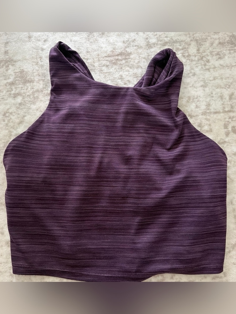 Athleta Deep Purple High-Neck Tank